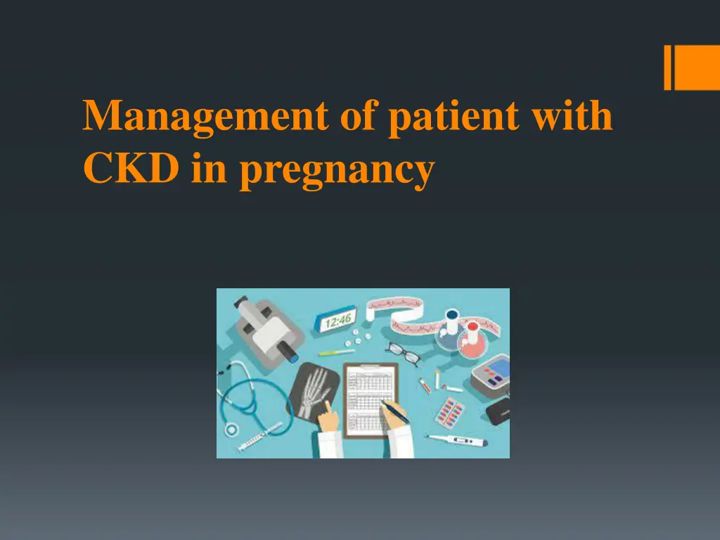 management of patient with ckd in pregnancy