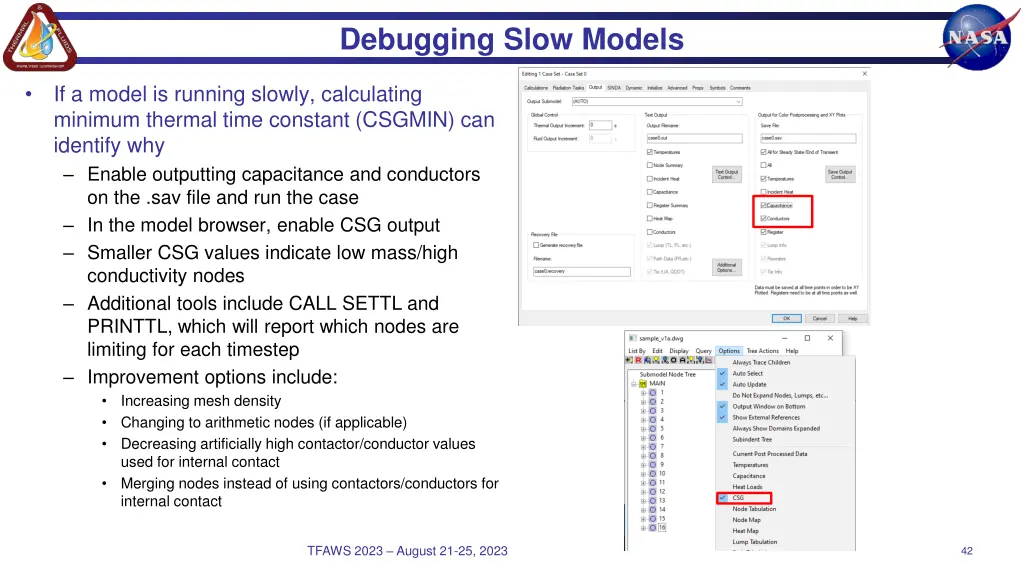 debugging slow models