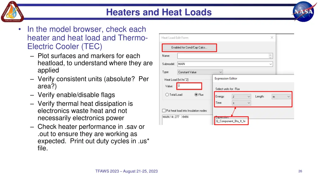 heaters and heat loads