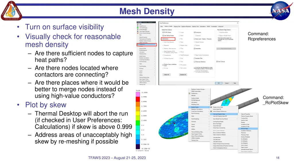 mesh density