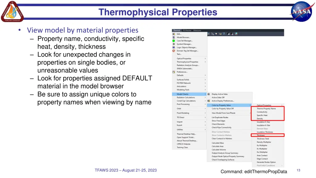 thermophysical properties