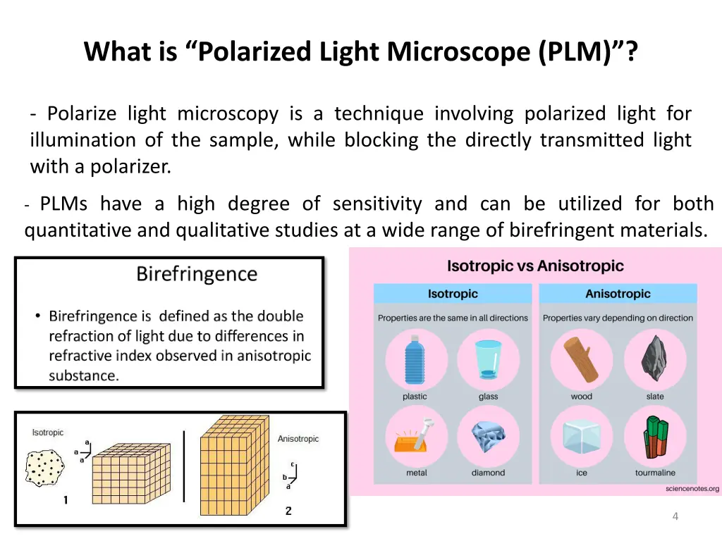 what is polarized light microscope plm