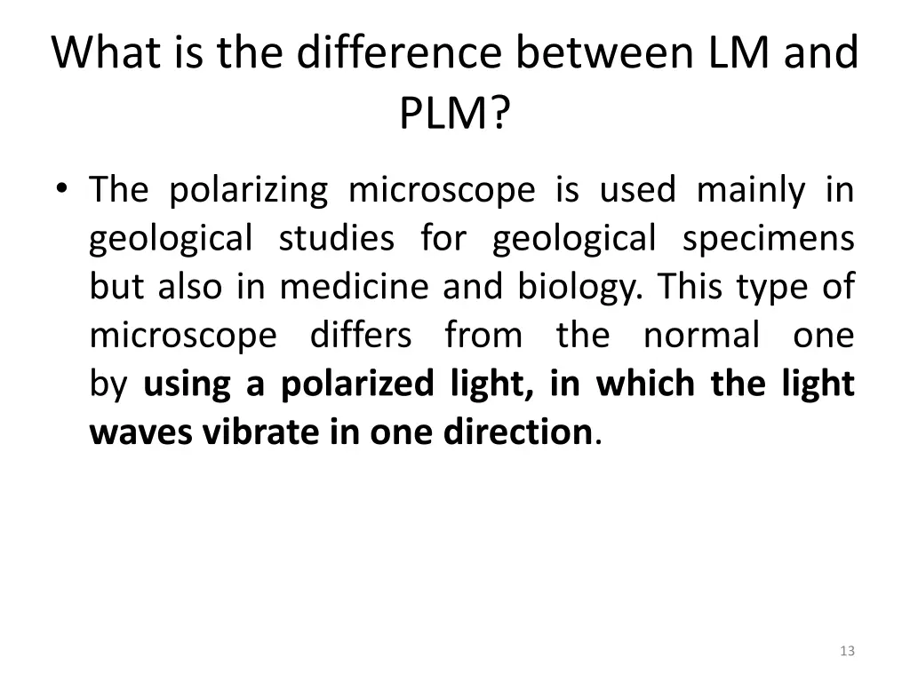 what is the difference between lm and plm