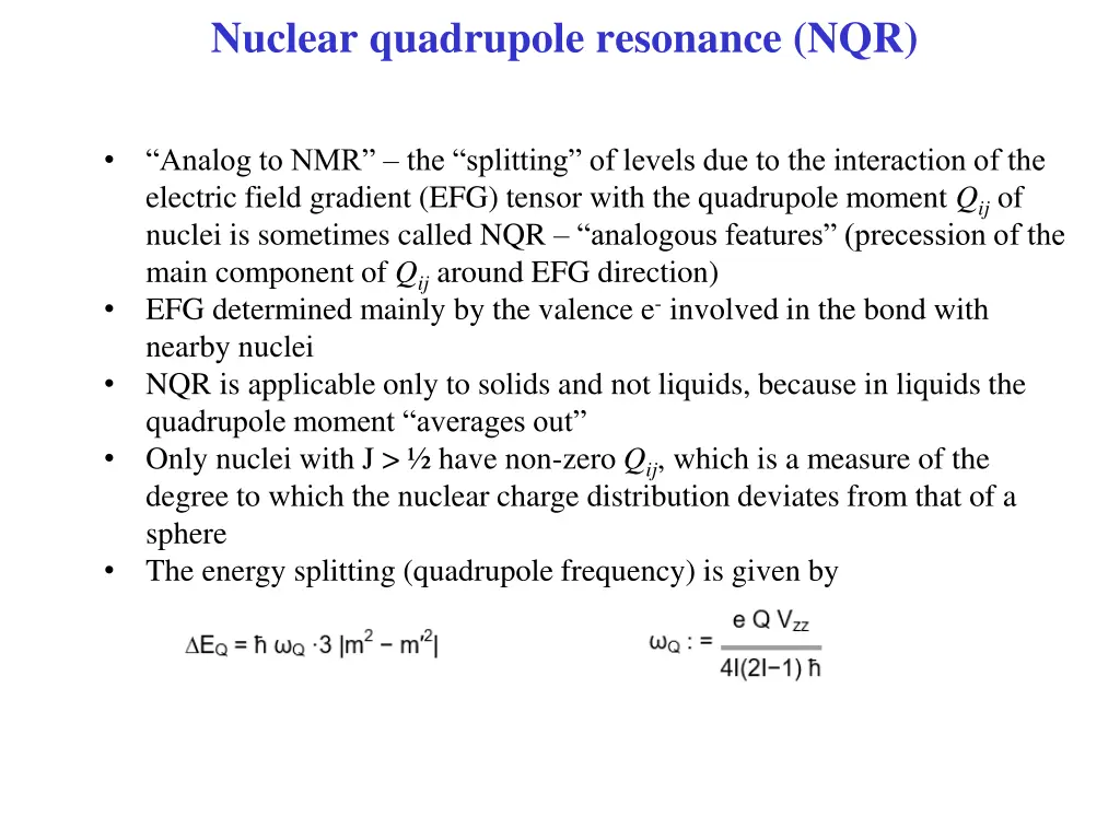 nuclear quadrupole resonance nqr