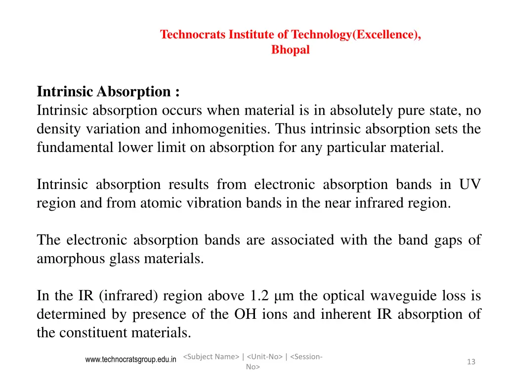 technocrats institute of technology excellence 12