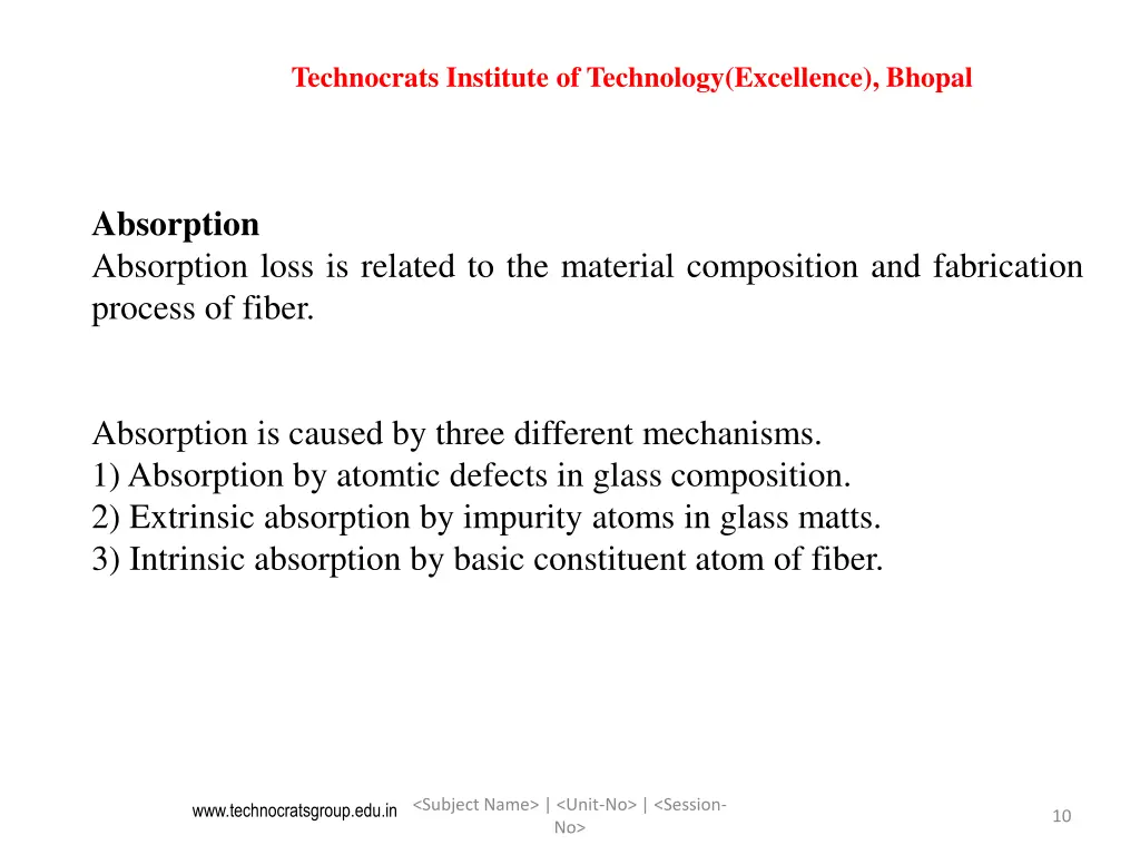 technocrats institute of technology excellence 9