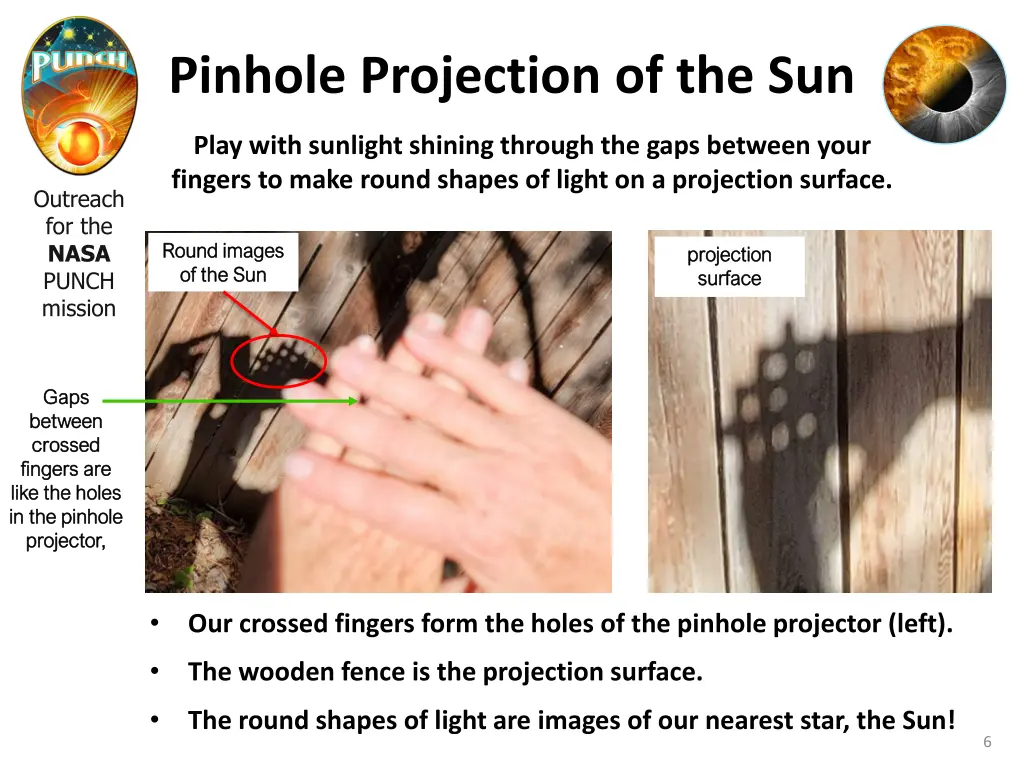 pinhole projection of the sun 1