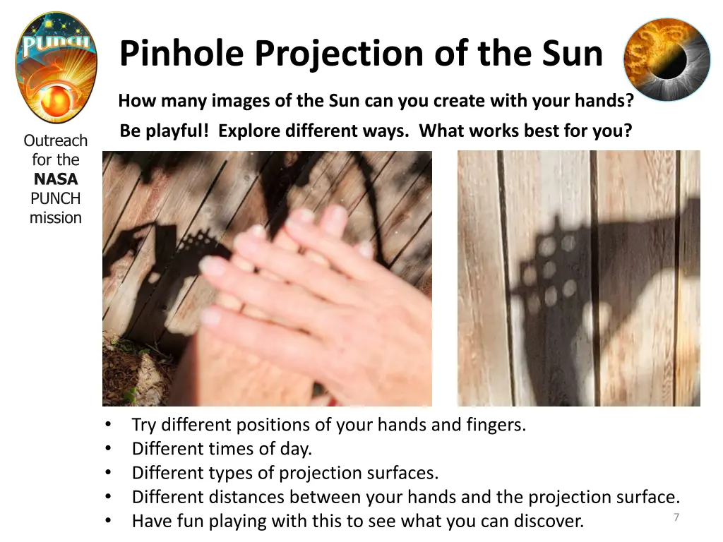 pinhole projection of the sun 2
