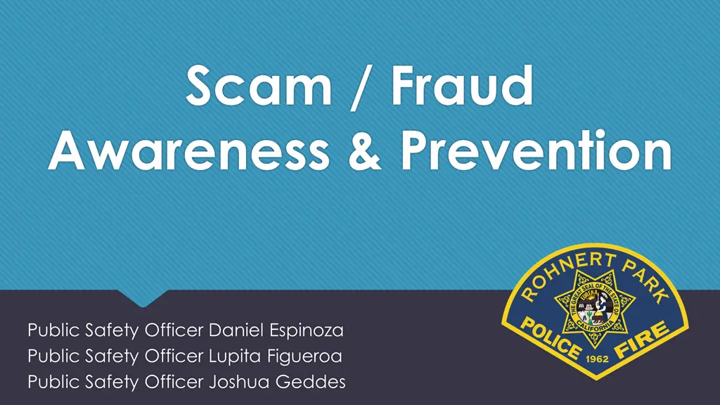 scam fraud awareness prevention