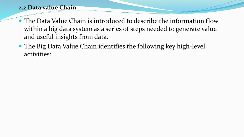 2 2 data value chain