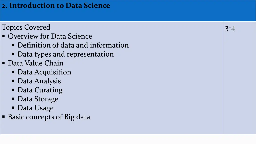 2 introduction to data science