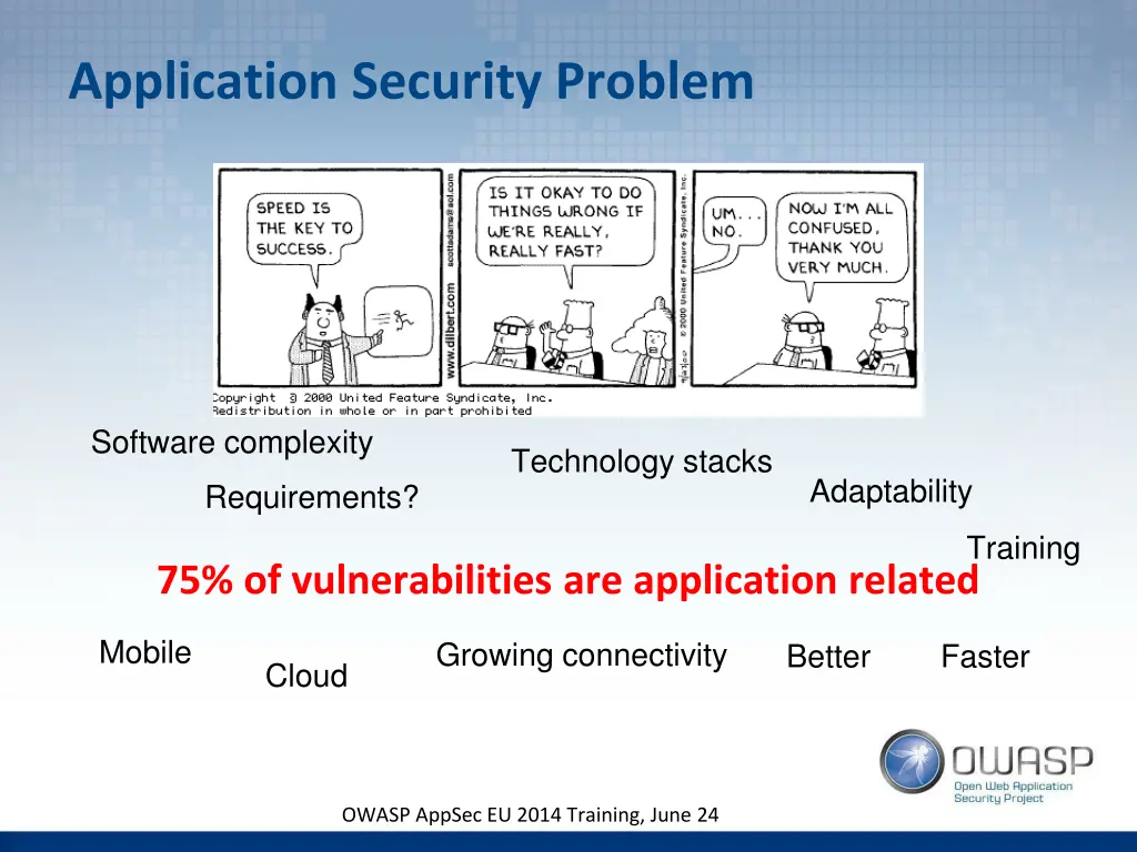 application security problem