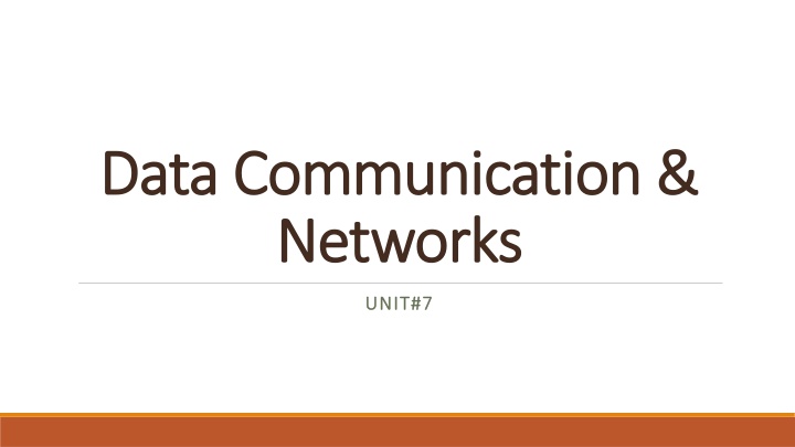 data communication data communication networks