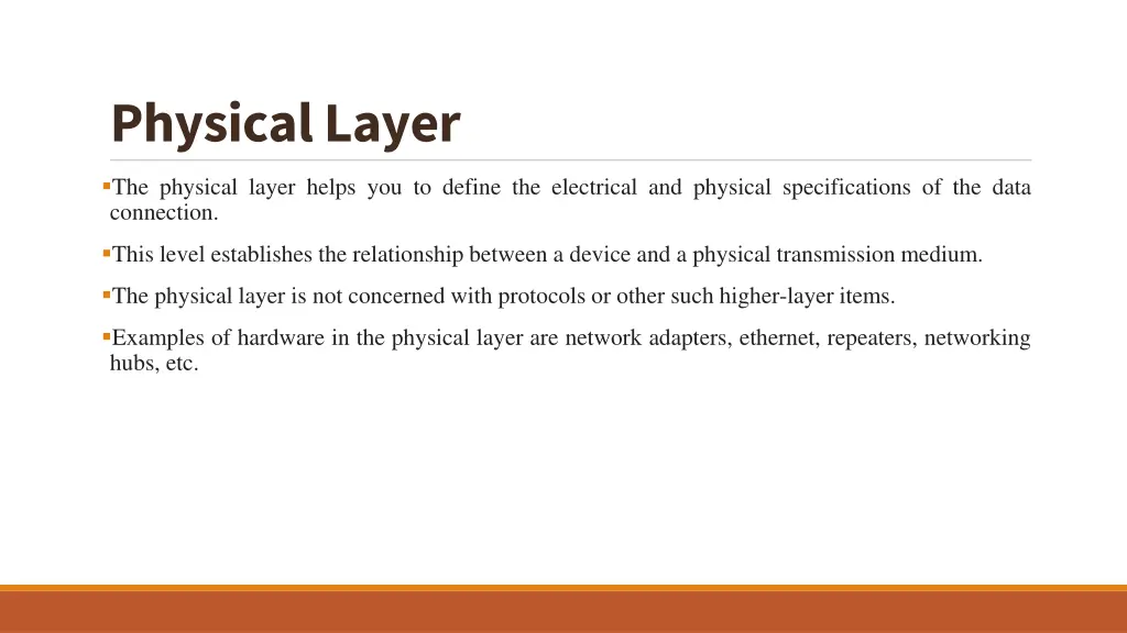 physical layer