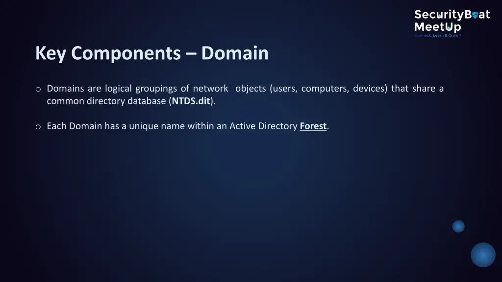 key components domain