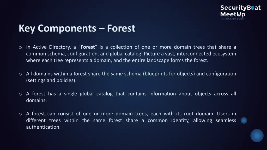key components forest