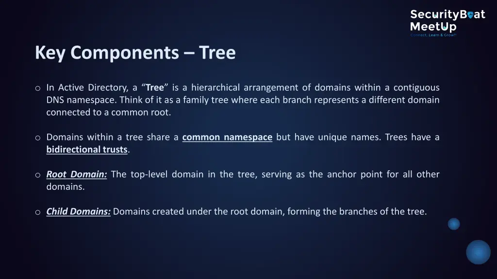 key components tree