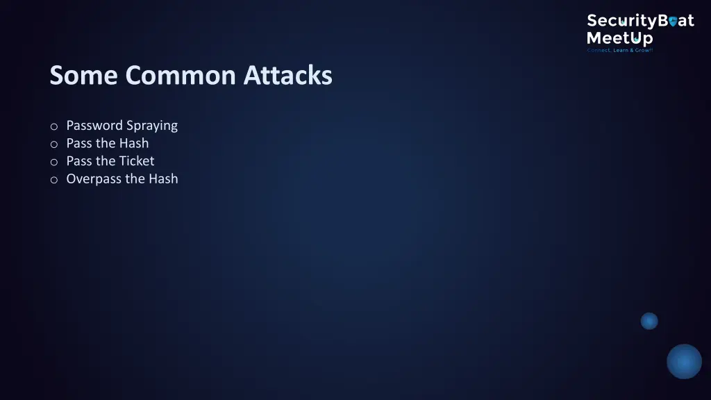 some common attacks