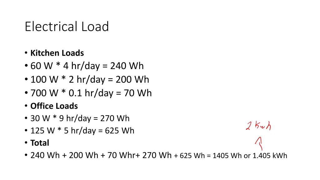 electrical load 2