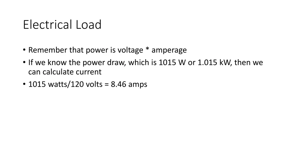 electrical load 3