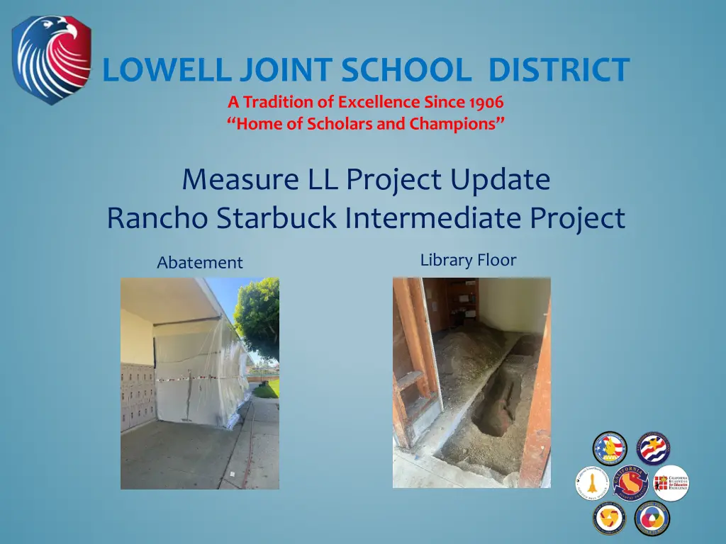 lowell joint school district a tradition 12