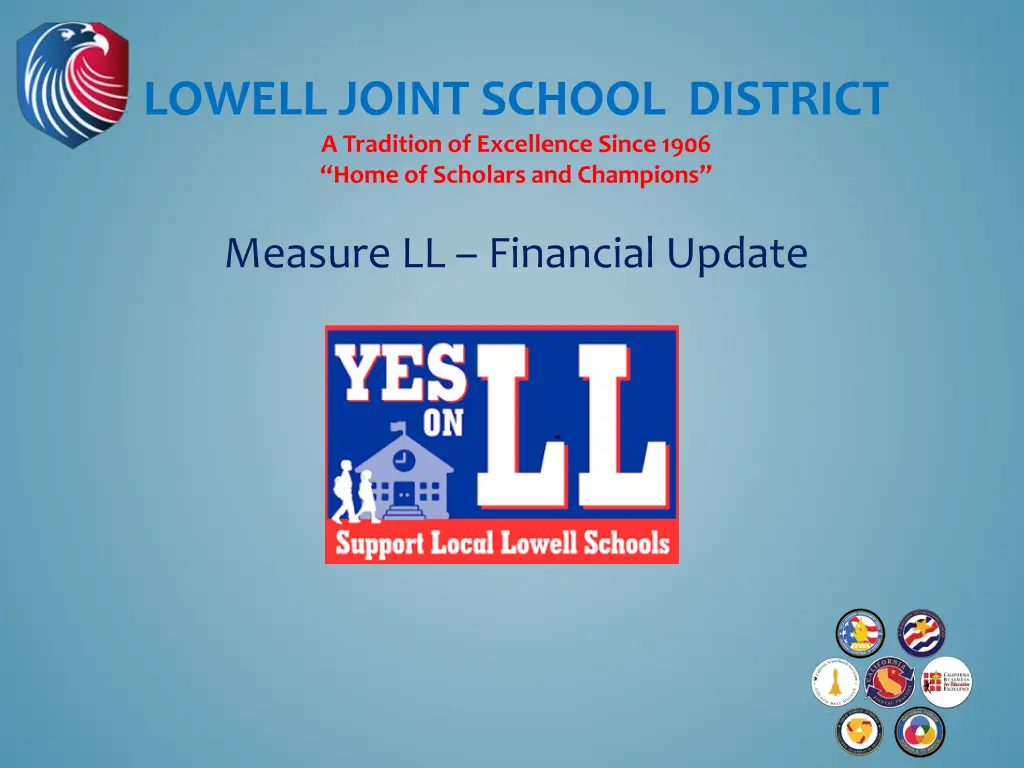 lowell joint school district a tradition 15