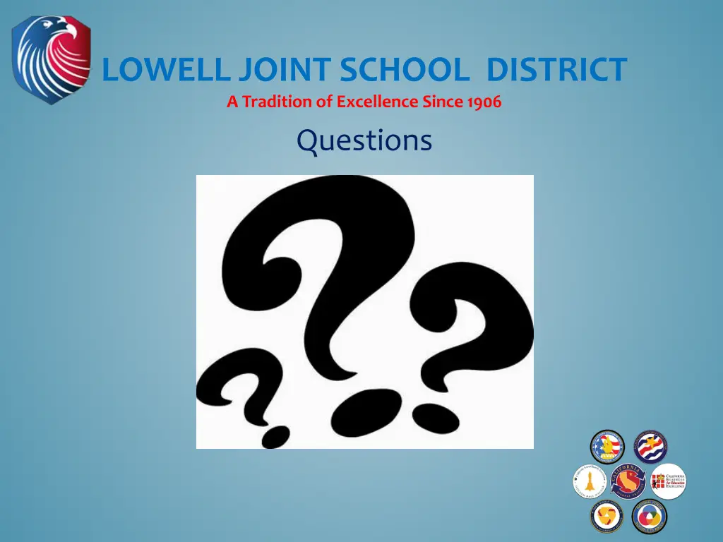 lowell joint school district a tradition 18