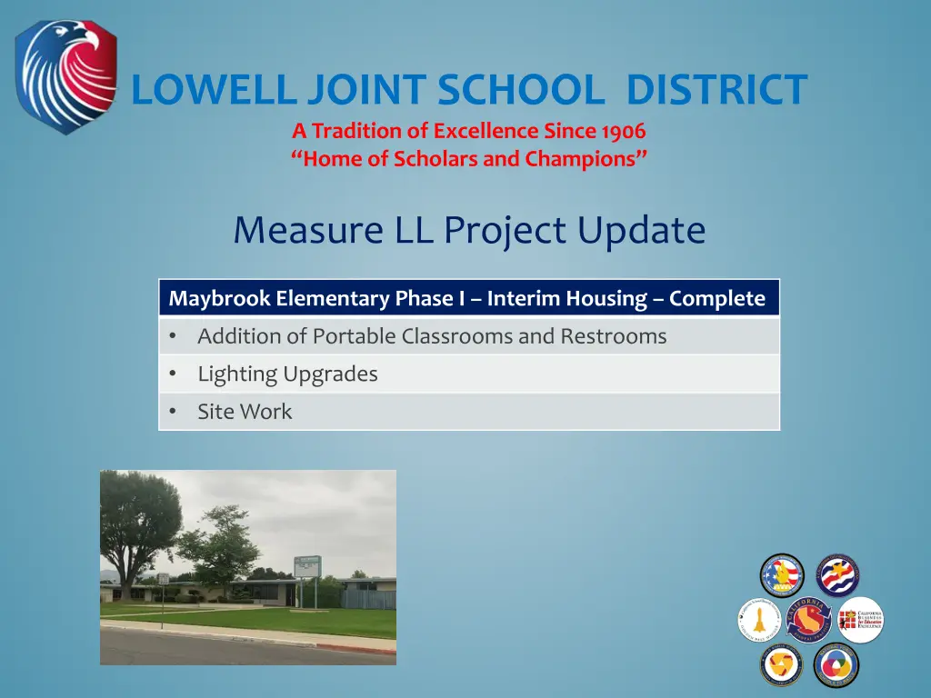 lowell joint school district a tradition 2