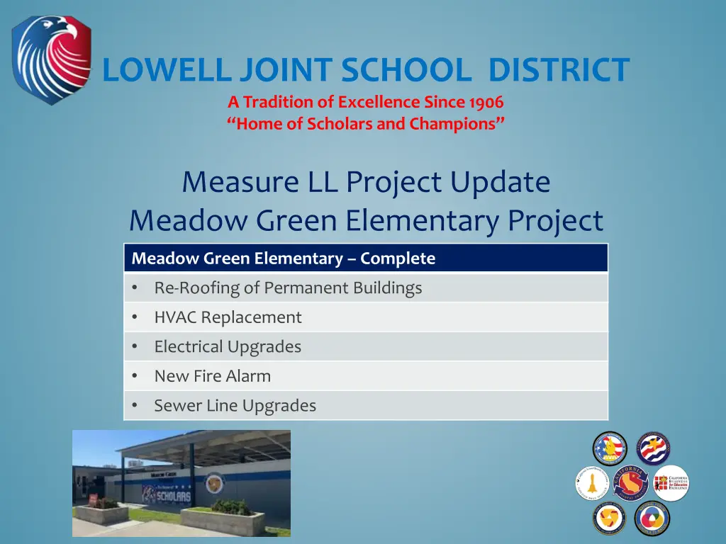 lowell joint school district a tradition 7