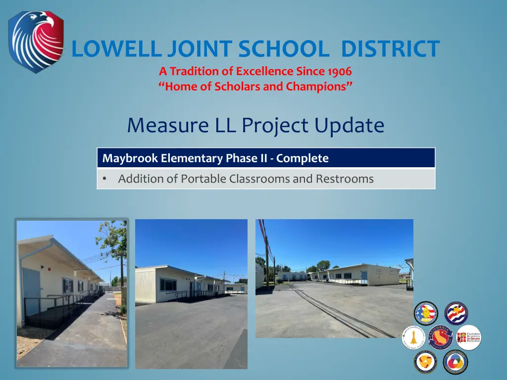 lowell joint school district a tradition 8