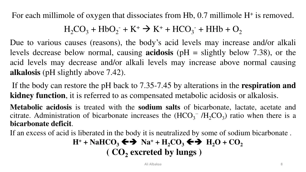 for each millimole of oxygen that dissociates