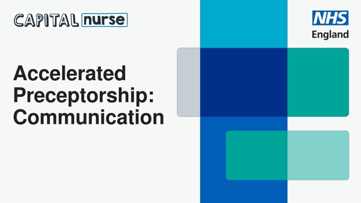 accelerated preceptorship communication