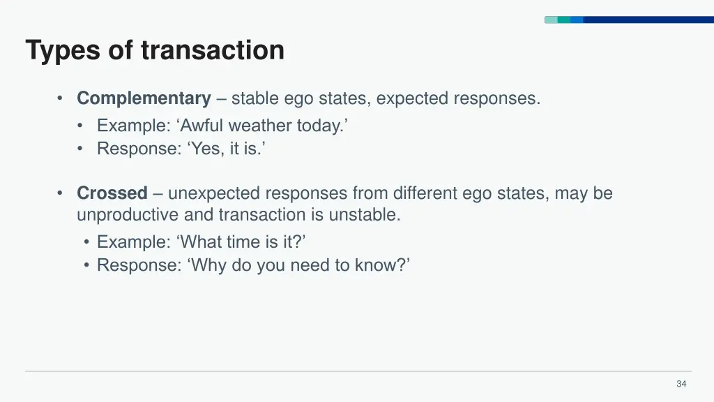 types of transaction