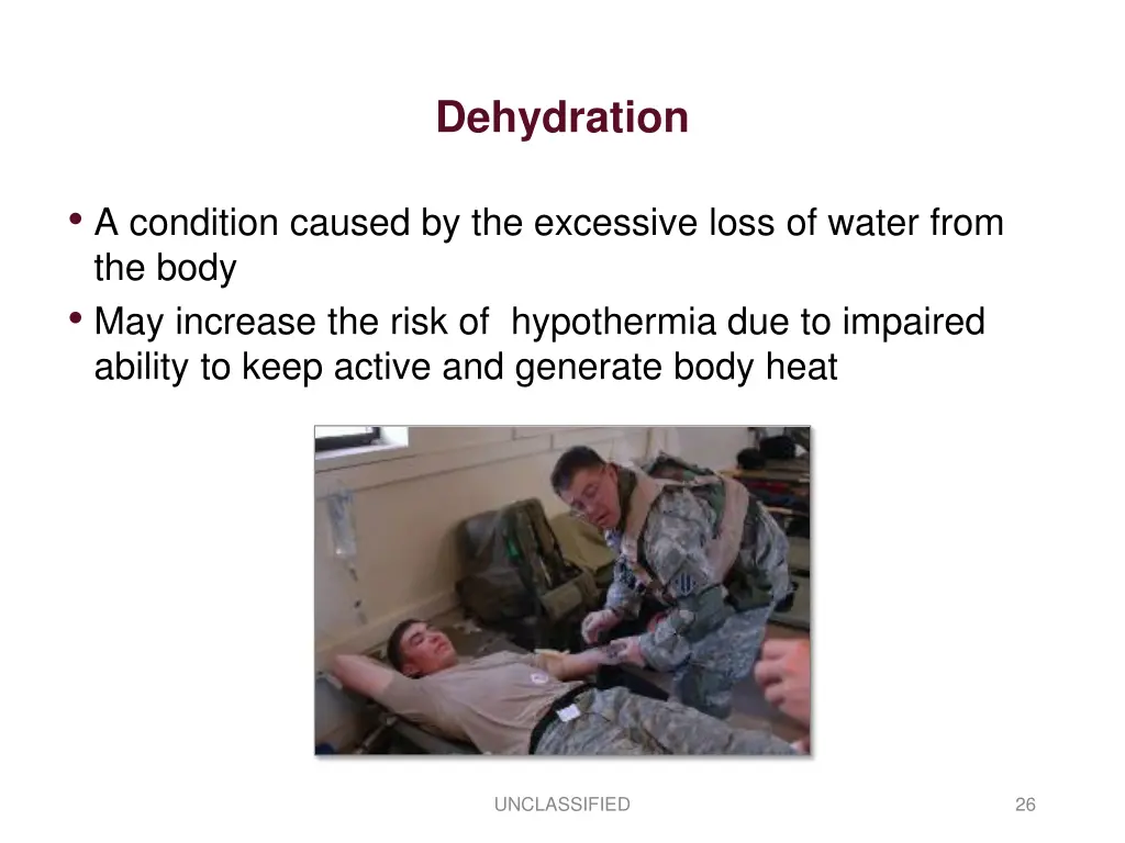 dehydration