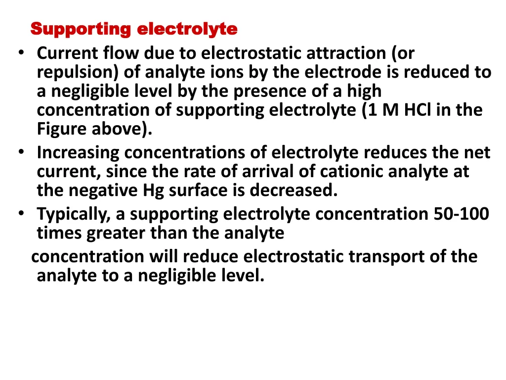 supporting electrolyte supporting electrolyte