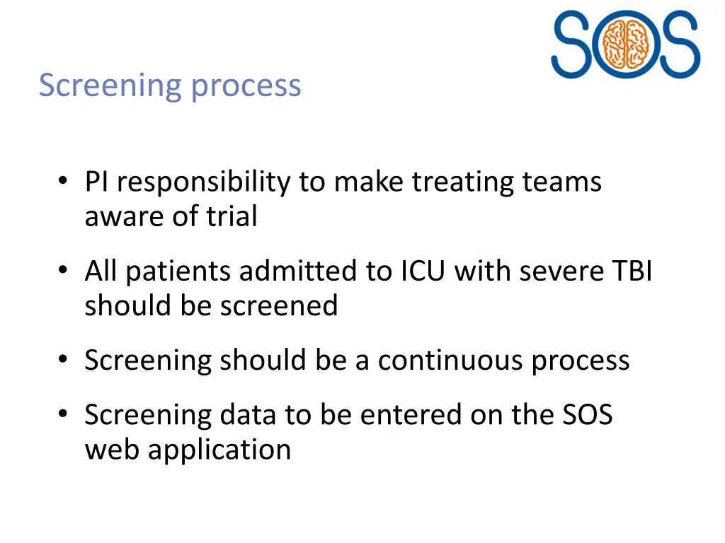 screening process