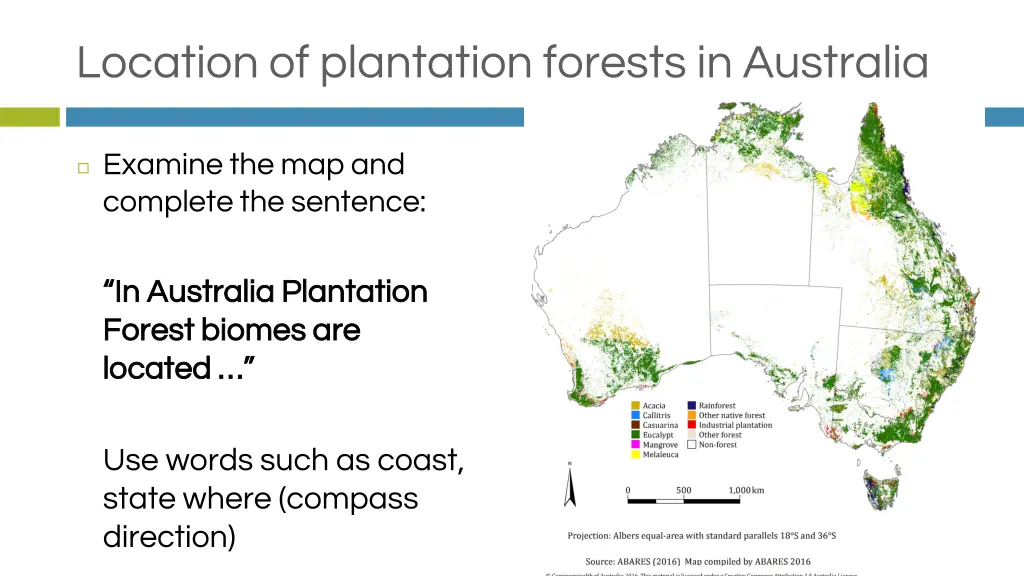 location of plantation forests in australia