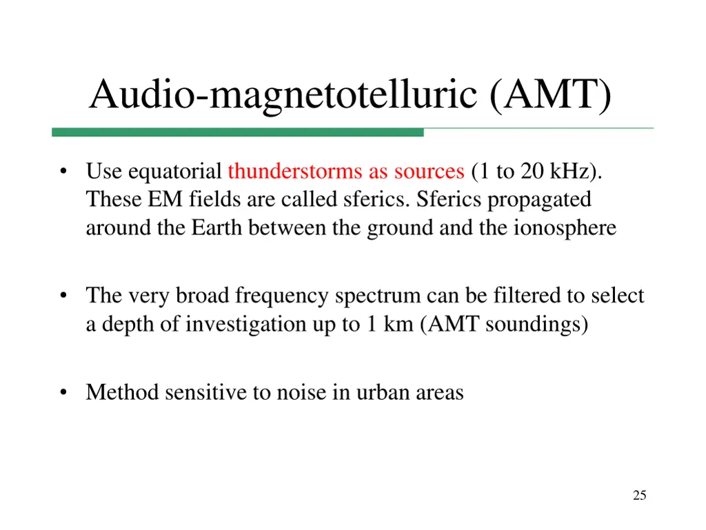 audio magnetotelluric amt