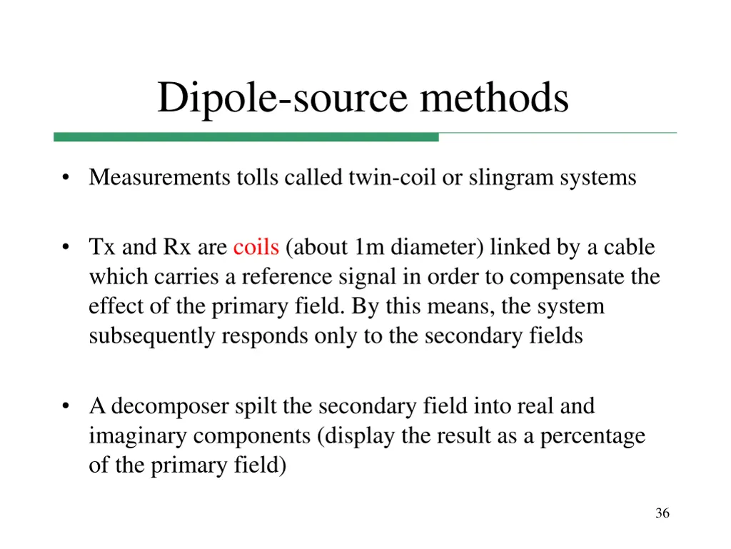 dipole source methods