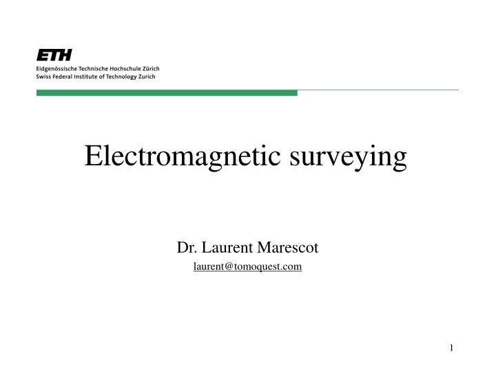 electromagnetic surveying