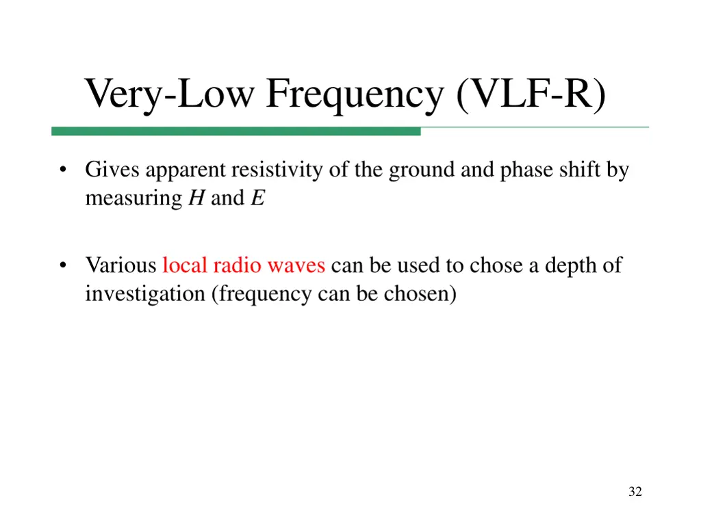 very low frequency vlf r