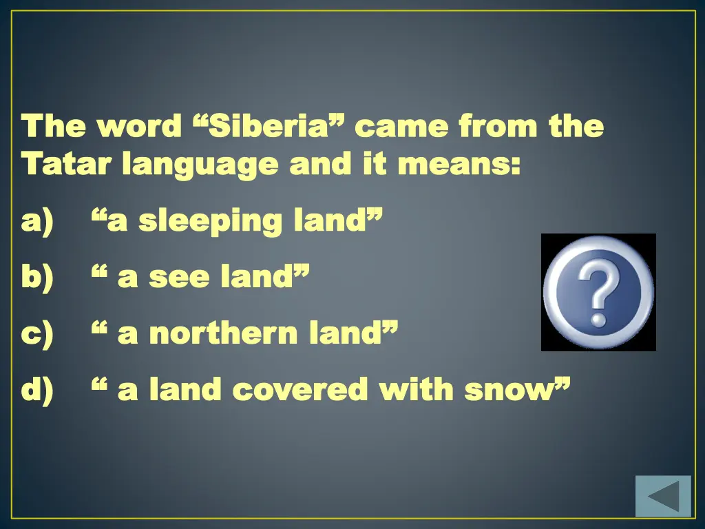 the the word siberia came from the word siberia