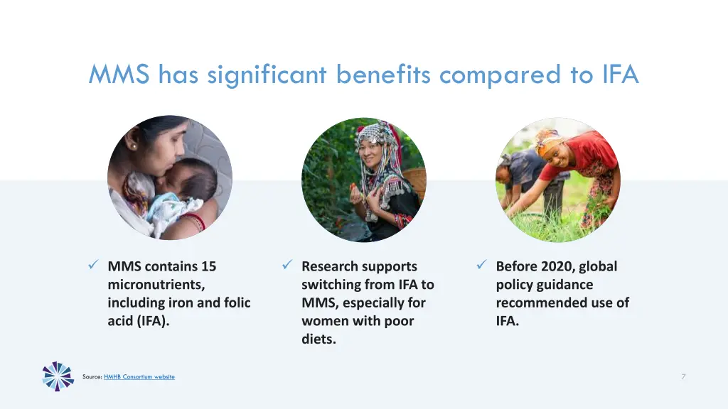 mms has significant benefits compared to ifa