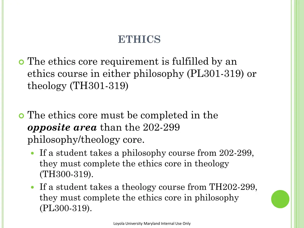 ethics