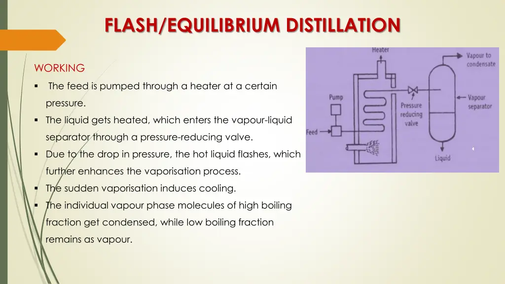 flash equilibrium distillation 1
