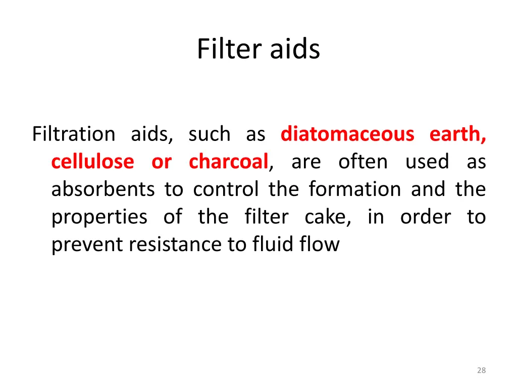 filter aids