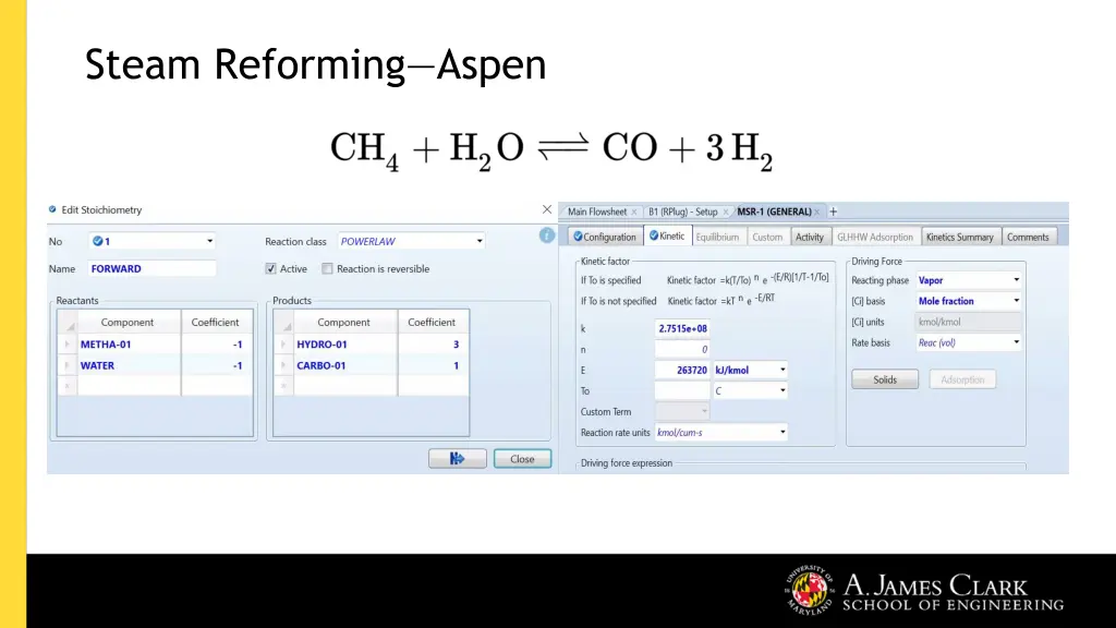 steam reforming aspen 1