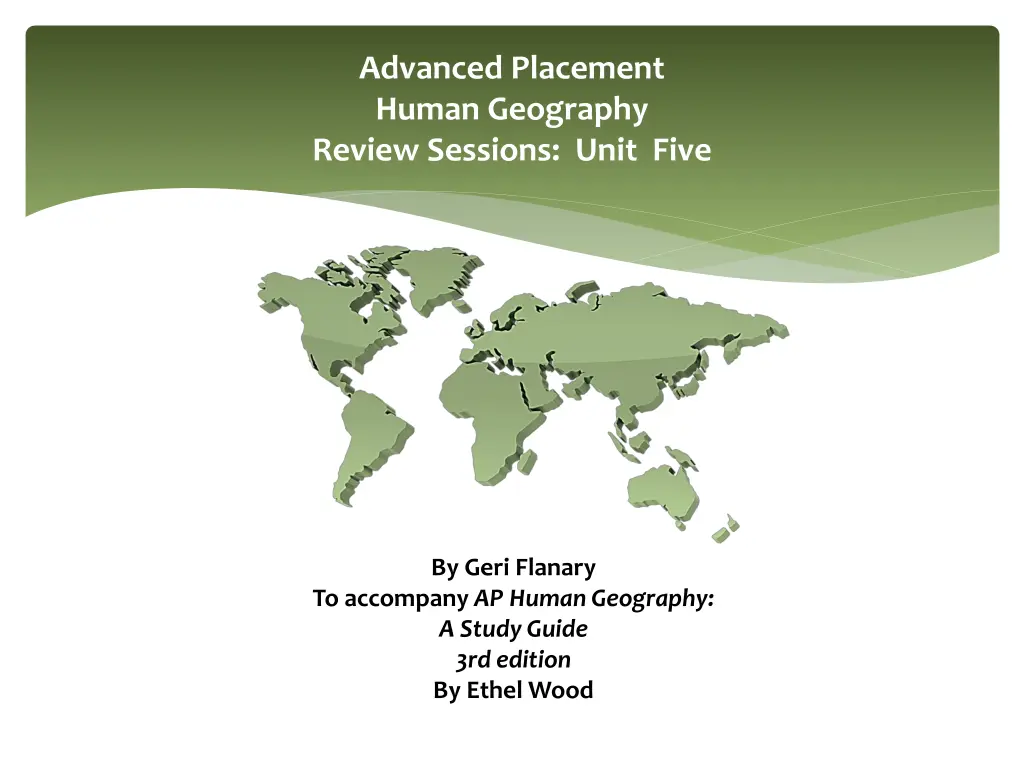 advanced placement human geography review