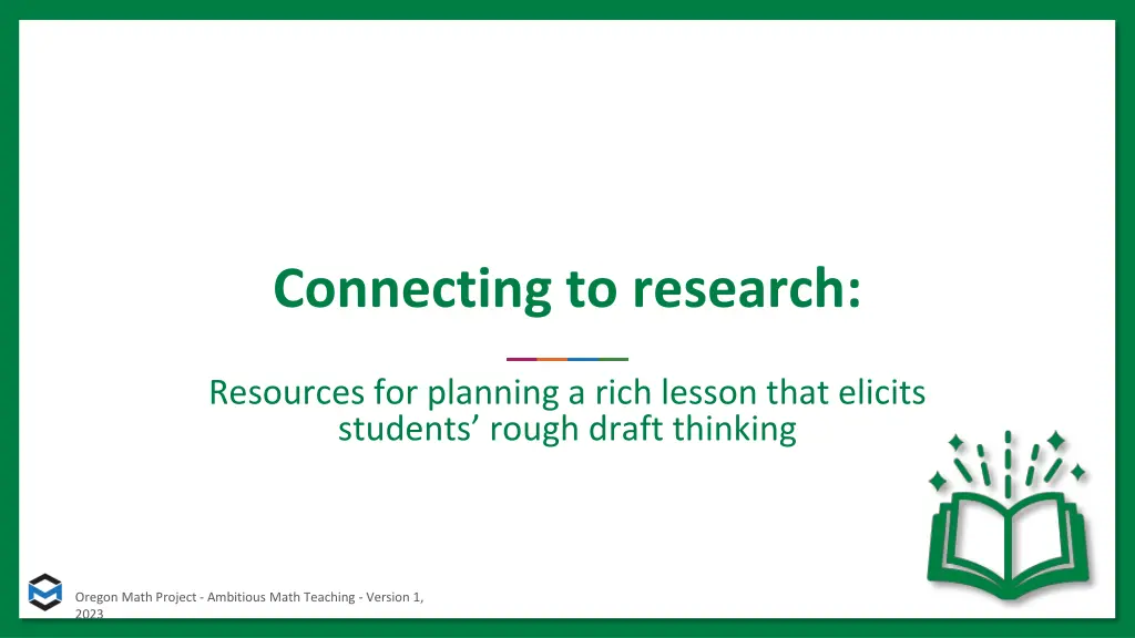 connecting to research 1