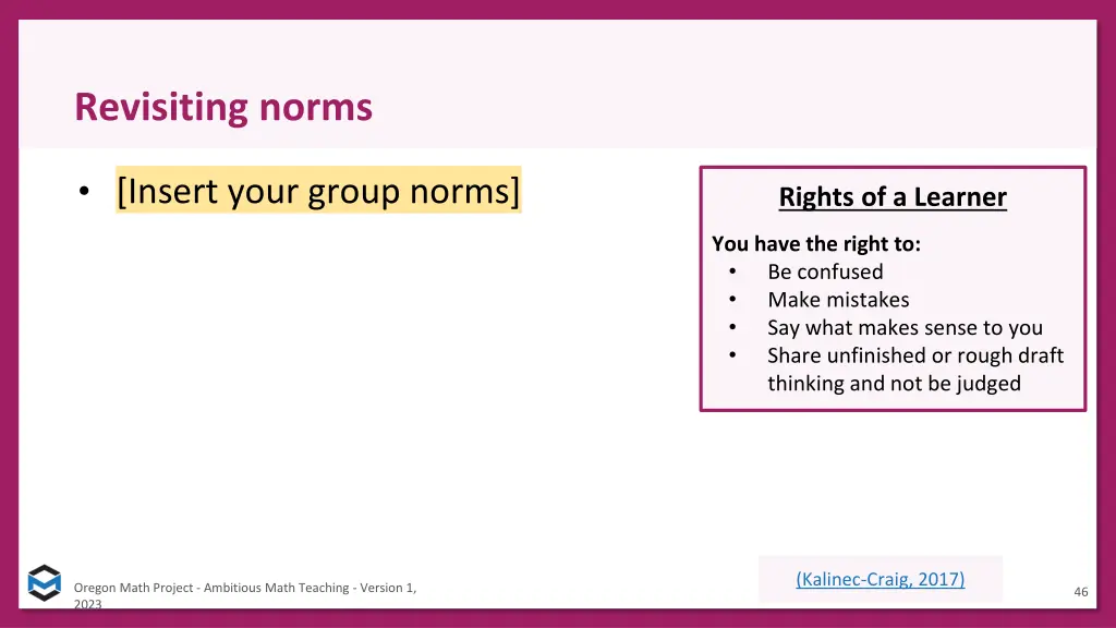 revisiting norms 1